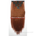 Natural Clip In Human Hair Extension #30color